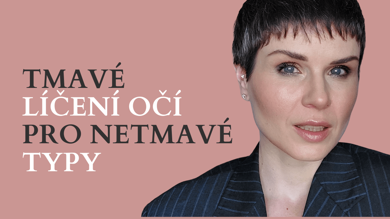 Tmavé oči jemně: Kouřové líčení bez tvrdé černé